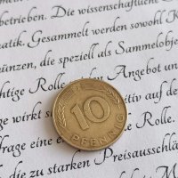 Монета - Германия - 10 пфенига | 1979г.; серия J, снимка 1 - Нумизматика и бонистика - 39115409