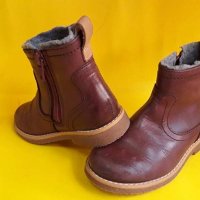 Английски детски боти естествена кожа-CLARKS , снимка 1 - Детски боти и ботуши - 38323483