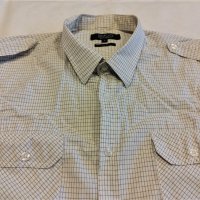 Мъжка риза с дълъг ръкав, размер L, снимка 1 - Ризи - 38617320