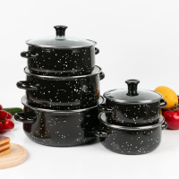 Комплект от 5 бр тенджери за домашна/ професионална употреба, снимка 3 - Прибори за хранене, готвене и сервиране - 44724362