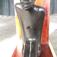 Африканска фигура, снимка 3 - Статуетки - 30897010