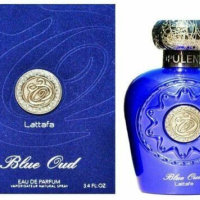 Арабски парфюм Lattafa Perfumes BLUE OUD 100 мл амбра, сандалово дърво, уд, гваяково дърво, снимка 1 - Унисекс парфюми - 44760328