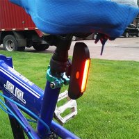 Силни LED задни светлини за велосипед стоп на батерии колело колоезден, снимка 3 - Аксесоари за велосипеди - 29116596