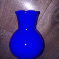 Малка синя ваза, снимка 4 - Вази - 37631800