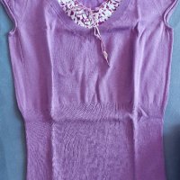 Блузки машинно плетиво с къс и дълъг ръкав, снимка 5 - Тениски - 37708359