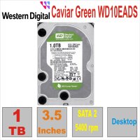 HDD 3.5` SATA 1 TB WD Green WD10EADS, снимка 1 - Твърди дискове - 40573480