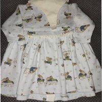 Бебешка рокличка със зайчета, снимка 2 - Бебешки рокли - 37157177