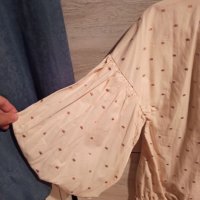 Елегантна и ефектна бледорозова блуза, снимка 4 - Блузи с дълъг ръкав и пуловери - 35637479