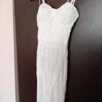Дълга рокля тип русалка с пайети, снимка 2 - Рокли - 44334398