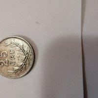 25 йоре 1940 Швеция сребро , снимка 2 - Нумизматика и бонистика - 35557771