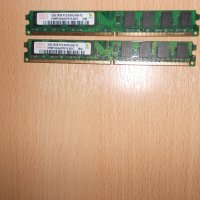 202.Ram DDR2 667 MHz PC2-5300,2GB,hynix.НОВ.Кит 2 Броя, снимка 1 - RAM памет - 40775409