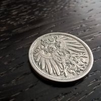 Райх монета - Германия - 5 пфенига | 1914г.; серия A, снимка 2 - Нумизматика и бонистика - 31187747
