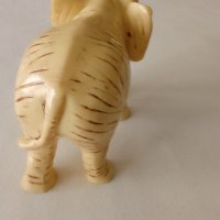 Рядка фигура, скулптура,статуетка Слонче от Слонова кост във перфектно състояние , снимка 14 - Антикварни и старинни предмети - 44296113