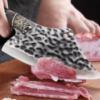 кухненски сатър масивен удобен за месо риба кълцане неръждаема стомана, снимка 2 - Аксесоари за кухня - 42056220