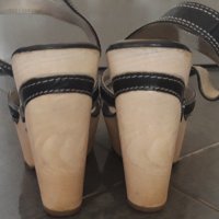 Дамски сандали с висок ток и платформа. Естествена кожа. Джиани, снимка 5 - Сандали - 38061052