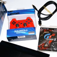PS3 500GB PlayStation Плейстейшън 3 ПС3 с кутия, два конролера и игри, снимка 4 - PlayStation конзоли - 39087752