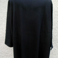 4XL Нова блуза с кристални капси в черно, снимка 4 - Туники - 44784084