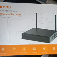 Безжичен рекордер IMOU H.256 1080 8-канала Wi-Fi NVR + Tелевизор, снимка 6 - Комплекти за видеонаблюдение - 44532511