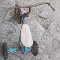 Стара детска триколка , снимка 4 - Антикварни и старинни предмети - 44624099