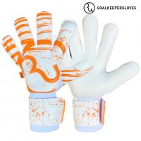 Вратарски ръкавици RWLK Picasso Pro Line бяло/оранжев размер 7, снимка 1 - Футбол - 31667672