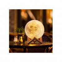 LED нощна лампа,3D лампа луна, снимка 1 - Детски нощни лампи - 30307124