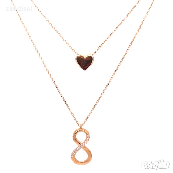 Златнo колие 2,30гр. 45,0см. 14кр. проба:585 модел:32102-5, снимка 1