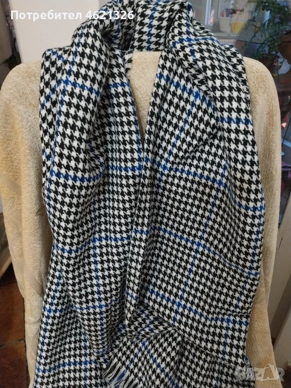 Шал-наметка, лек и топъл, нов, унисекс, 94/ 199 см, подарък орледалце, снимка 1