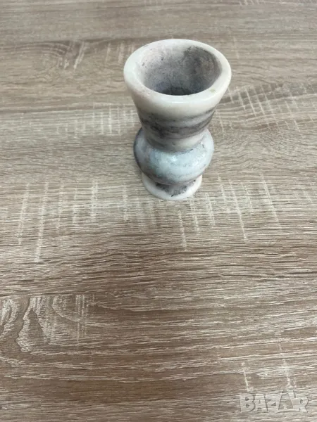 Свещник старинен меамор, снимка 1