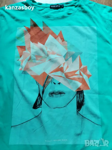 antony morato - страхотна мъжка тениска КАТО НОВА L, снимка 1