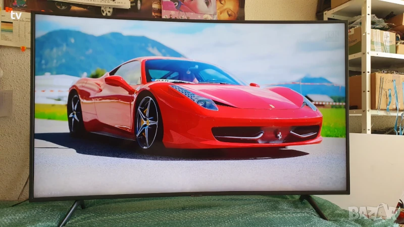 Samsung 55 инча Самсунг 4K LED Smart HDR WiFi смарт лед 8-ма серия ИЗВИТ ЕКРАН - с нова подсветка!, снимка 1