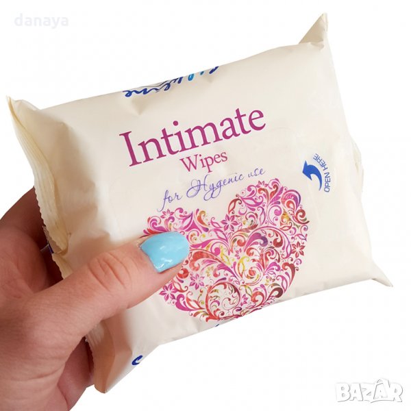 1960 Интимни мокри кърпи Silkline, 25 броя в опаковка, снимка 1