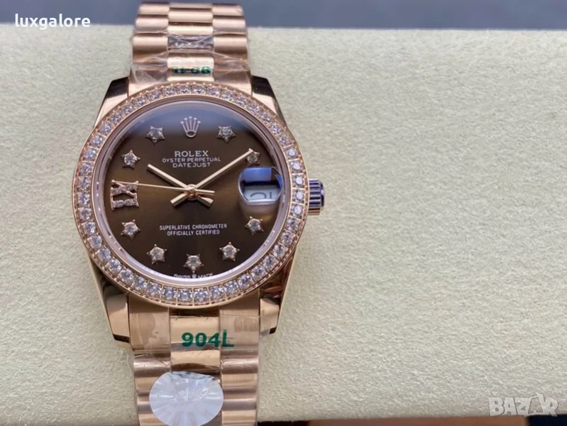 Дамски часовник Rolex Lady-Datejust Chocolate с автоматичен механизъм, снимка 1