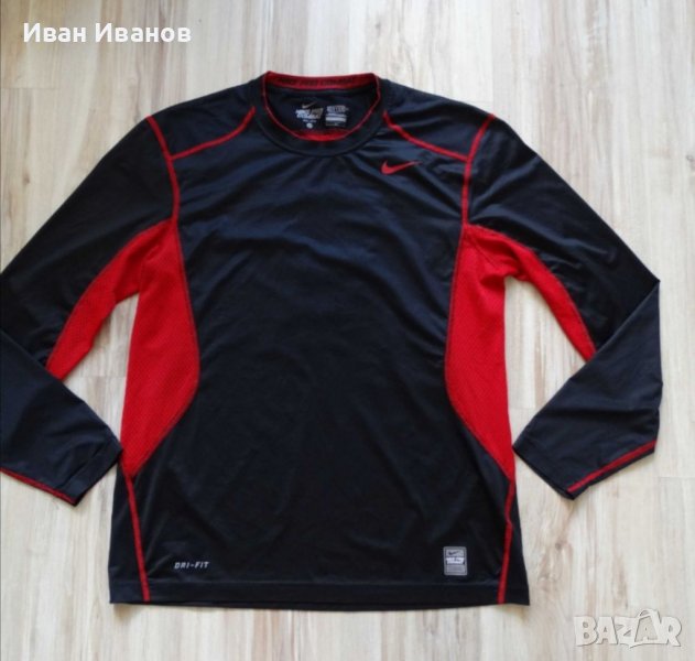 Nike Pro Combat Fitted Dri Fit мъжка спортна блуза размер М, снимка 1