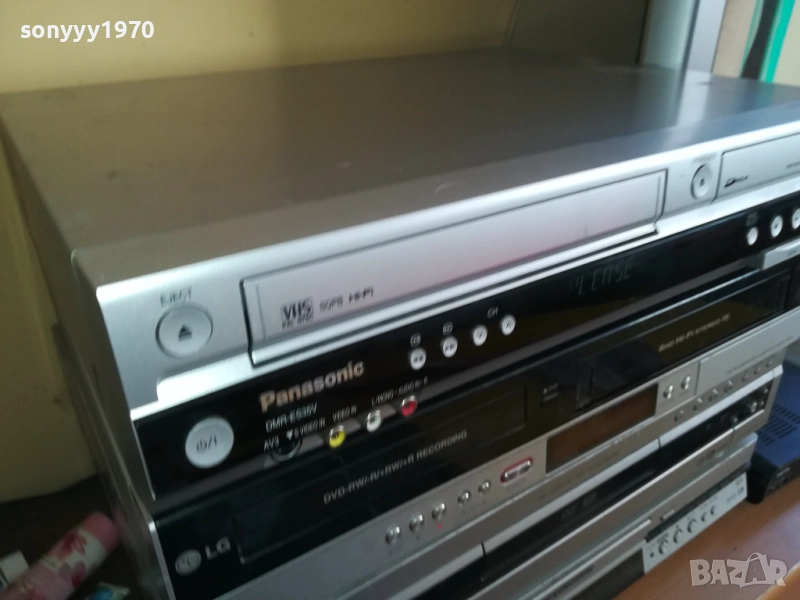 PANASONIC DMR=ES35V-VHS//DVD ВНОС SWISS 0909251447, снимка 1