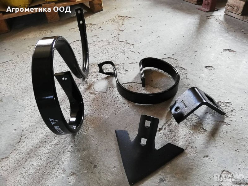 Работен орган 45х12 за култиватор/S стойка, държател, стълбец/за греда 60х60, снимка 1