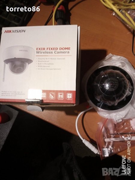 Продавам WI-FI IP камери Hikvision ds-2cd2141G1-IDW1 2.8mm 4MP+микрофон, снимка 1