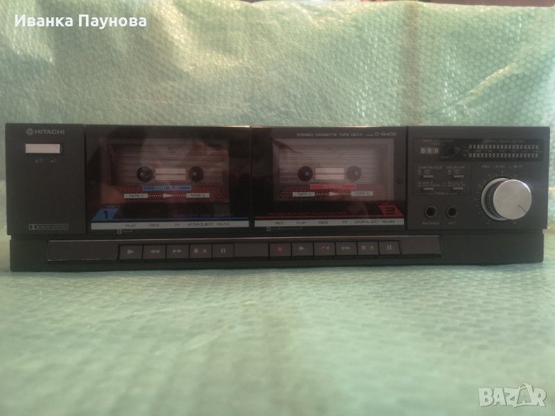 продавам stereo cassette deck HITACHI  D-W 400, снимка 1
