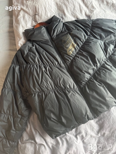Nike гъши пух черно яке М размер, снимка 1