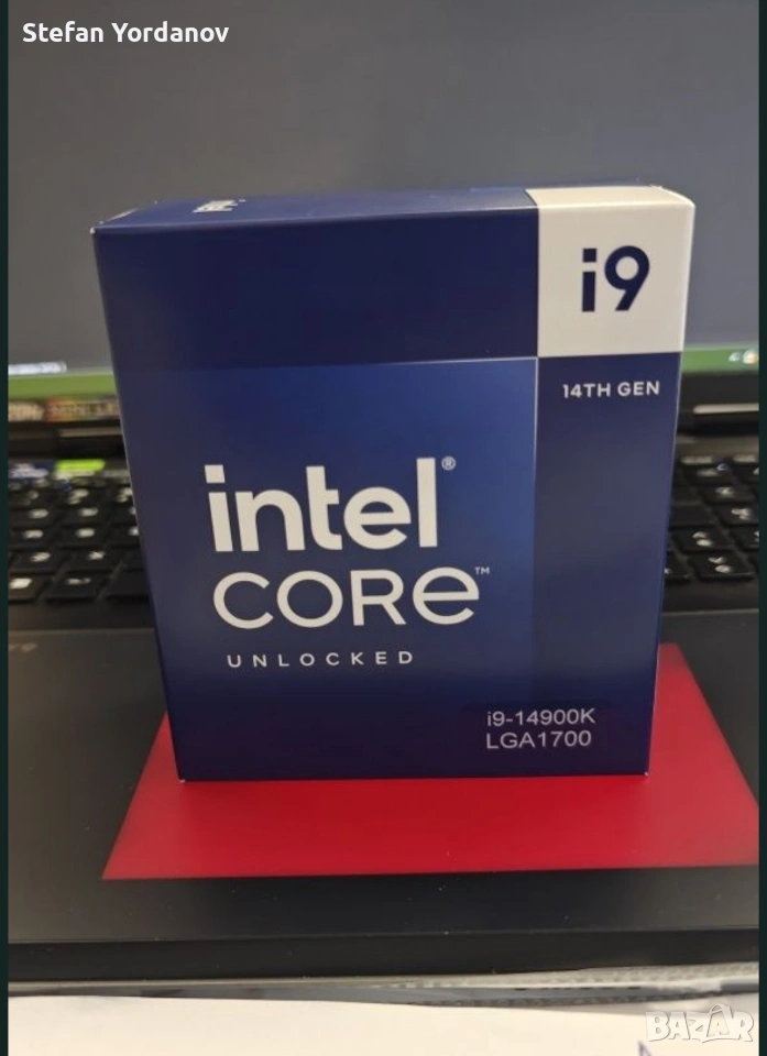 Intel Core i9-14900K — флагманският процесор на Intel за LGA1700, нов в кутия, с активна гаранция, снимка 1
