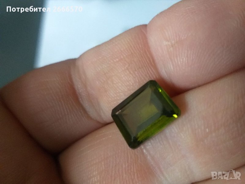 Натурален сертифициран турмалин , рубин диамант сапфир изомруд, снимка 1