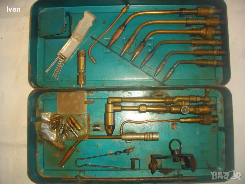 EWO НЕМСКИ МАСИВЕН КОМПЛЕКТ 24 ЧАСТИ РЕЗАК ГОРЕЛКИ ОКСИЖЕН ГАЗО-КИСЛОРОД АЦЕТИЛЕНОВО РЯЗАНЕ ЗАВАРЯНЕ, снимка 1