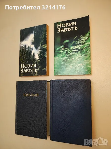 Библия или Свещеното писание на Стария и Новия Заветъ (1990, Библейско дружество), снимка 1