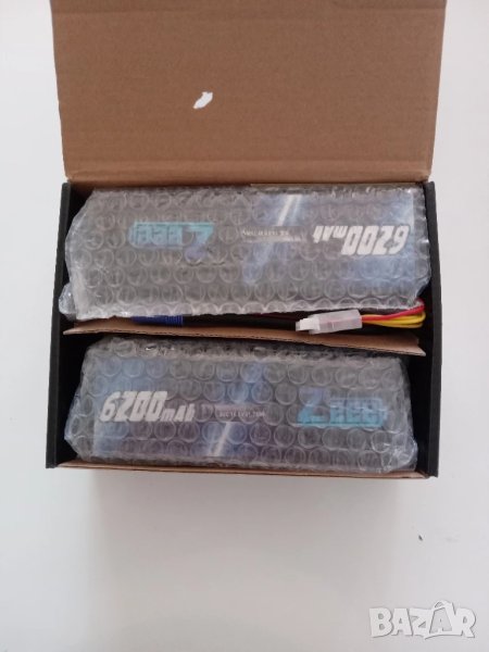 Батерия Zeee 4S Lipo 6200mAh 14.8V 80C с твърд корпус и EC5 конектор за RC коли, снимка 1