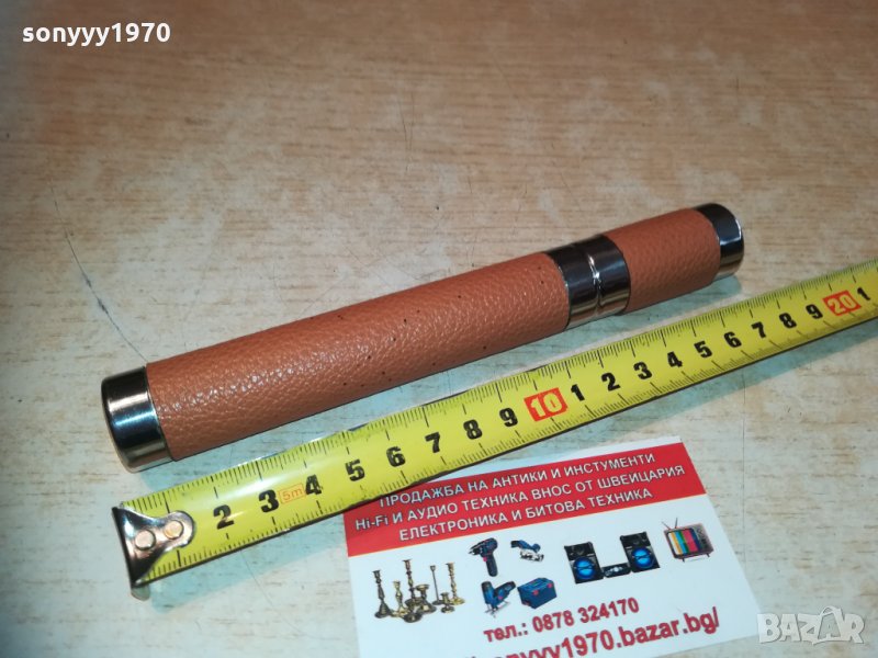 луксозен тубос за пури-кожа/инокс 0302211202, снимка 1