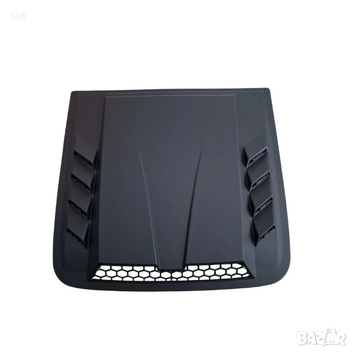 Декорация за преден капак, декоративен Спойлер  Черен Мат, снимка 1