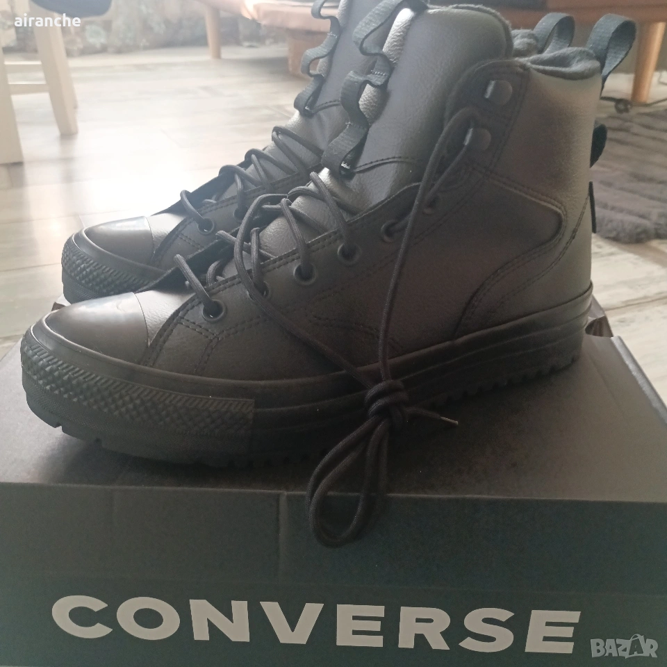 Нови мъжки зимни високи кецове Converse, снимка 1