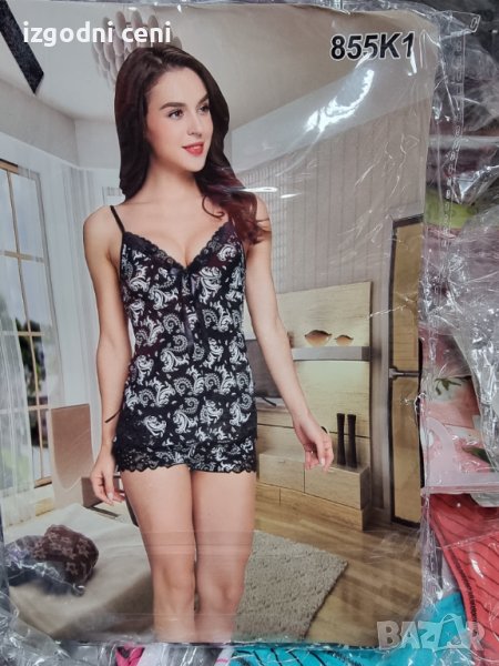 Красива пижама потник с боксерки - модел 3, снимка 1