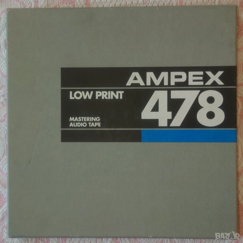 Магнетофонна ролка с лента и кутия /лента за магнетофон/ 26 см, снимка 1