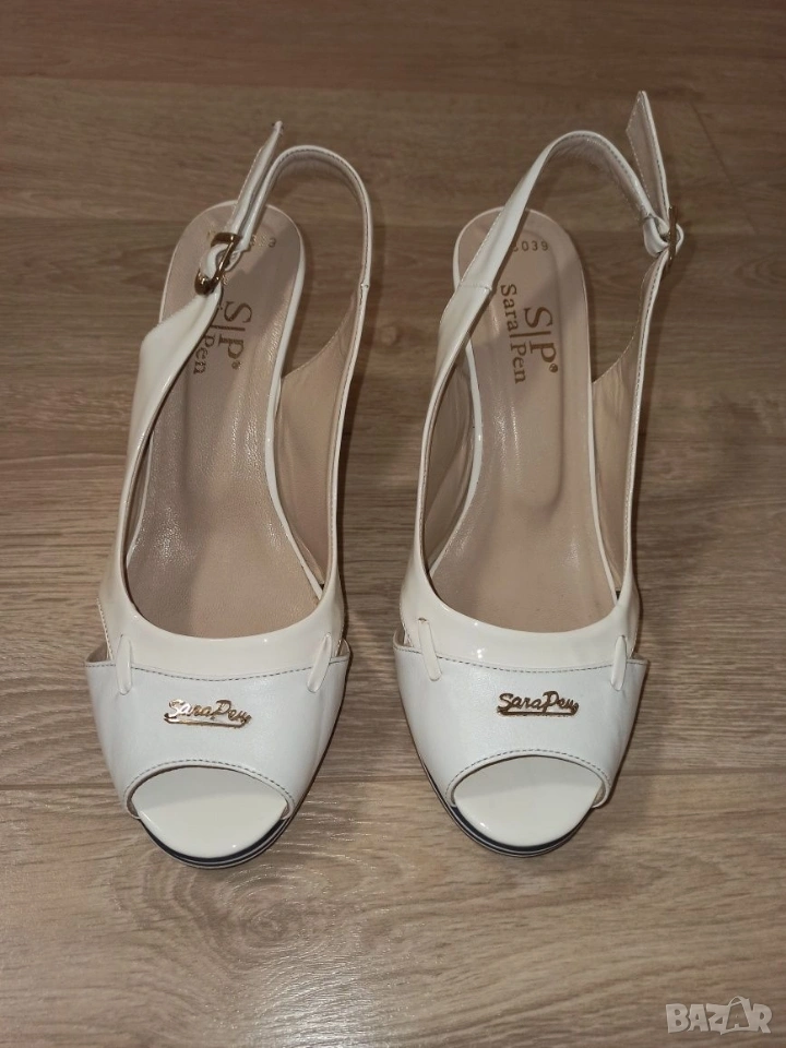 Дамски обувки Sara Pen на платформа, снимка 1