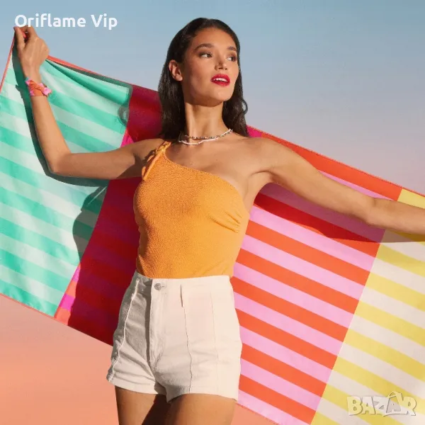 Плажна кърпа Sunset Beach+подарък, снимка 1